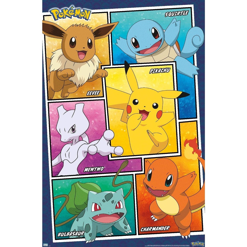 Pokémon - Group Collage Wall Poster
